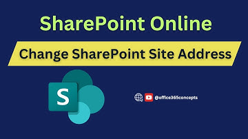 How to change SharePoint Site Address | SharePoint for Administrators