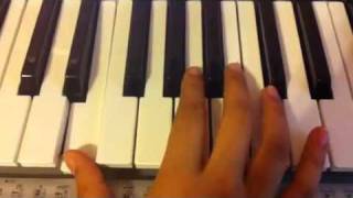 Video thumbnail of "Chand Sitare piano tutorial"