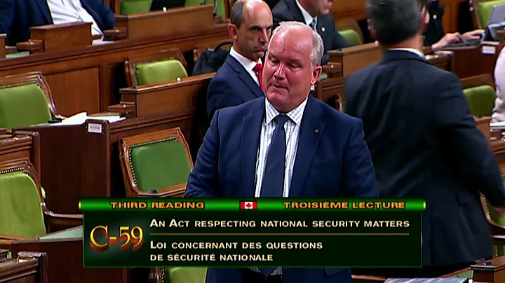 Bill C-59: An Act Respecting National Security Matters (June 18, 2018)