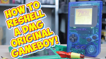 Re-Shelling A Original Game Boy DMG! Easy Mod Makes It Like New!