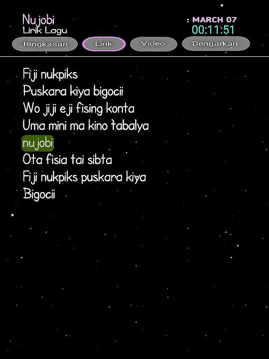 Fiji nukpiks puskara kiya bigocii. #liriklagu #lirikmusik #lyrics