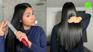How ANYONE Can Get Silky, Glassy Hair! (This Technique Works!)