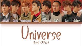 EXO (EXO) - Universe (Han|Rom|Eng) Lirik Kode Warna/Lirik Korea