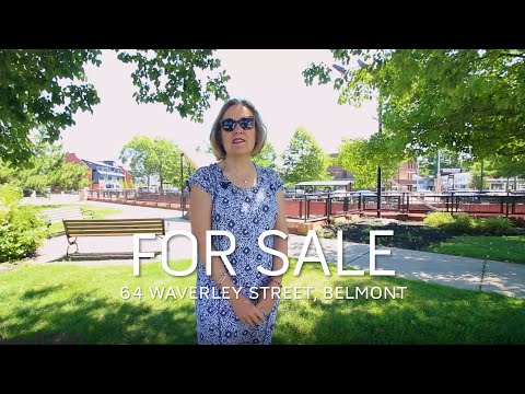 64 Waverley Street, Belmont, MA home video tour