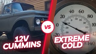 Cummins Cold Start in 5° no glowplugs, no grid heater, no problem! by RanWhenParked 217 views 1 year ago 9 minutes, 32 seconds