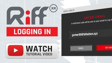 How to Log in to Riff XR Tutorial