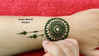 Eid 2020 Special Mehndi Design || Simple Easy Arabic Mehndi Design for Hand || Arham Mehndi Designs