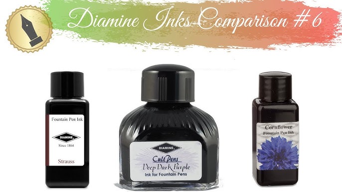 Diamine Jet Black Fountain Pen Ink – Fountain Pen Revolution