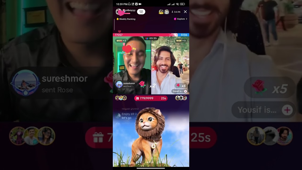 Coolboy vs yusuf tiktok live match #coolboylive #coolboyislive #match #big match