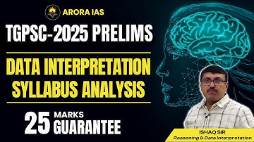 TGPSC GROUP-1| Data Interpretation Syllabus Analysis | 25 Marks Guaranteed with This Strategy!