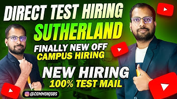 2 Direct Test Job For Freshers | P&G, Sutherland, Deloitte Hiring Started  Start Test Now