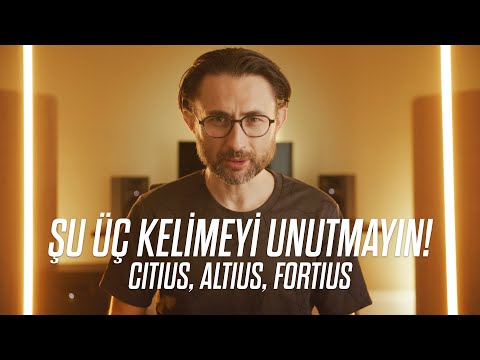 ŞU 3 KELİMEYİ UNUTMAYIN! Citius, Altius, Fortius