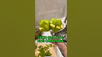 Cóc ngâm tuổi thơ và cách tách trái cóc hình bông hoa siêu dễ làm #fruit #food #toad #secret #viral