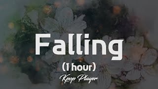 1시간 🎵 BTS Jungkook (방탄소년단 정국) - Falling (가사 Lyrics)