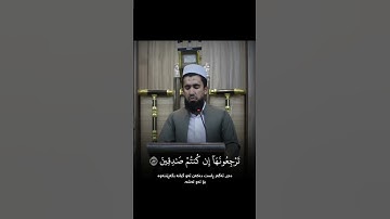 مامۆستا شکر صابر - سورة الواقعة (٧٧-٩٦)