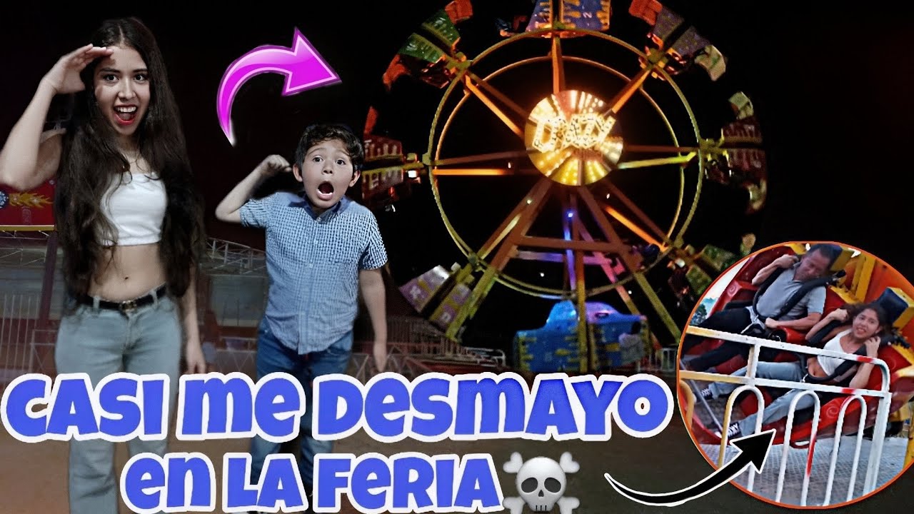CASI ME DESMAYO EN LA CRAZY WHEEL (En la feria)☠️🎡| Nicole Contreras