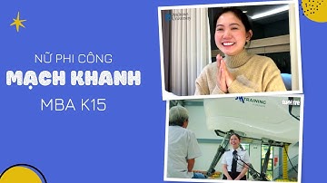 Nữ phi công Mạch Khanh gửi lời chào trong lễ khai giảng MBA K15 HCM