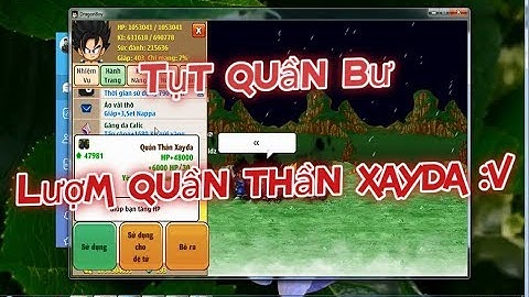 Ngọc Rồng Online - Cầm set kakarot săn bư 14h, Đấm rơi quần thần xayda, Săn bư làm giàu =))