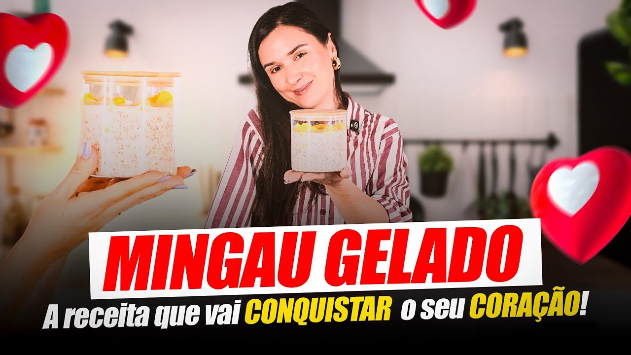 A receita que vai CONQUISTAR o seu CORAÇÃO! (Mingau Gelado)