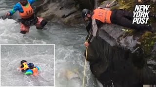 ‘Hero’ celebrating his birthday saves kayaker from raging rapids | New York Post