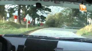 Cámara interior Sergio Fombona-Agustín Ramos (Nissan 350Z)-Rally Príncipe de Asturias 2010