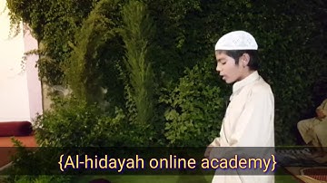 Sora Anfal by hafiz usama حافظ أسامه یتلو من سورة الانفال.