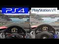 Gran Turismo Sport | Playstation VR VS PS4 | Grapchics Comparison | Comparativa