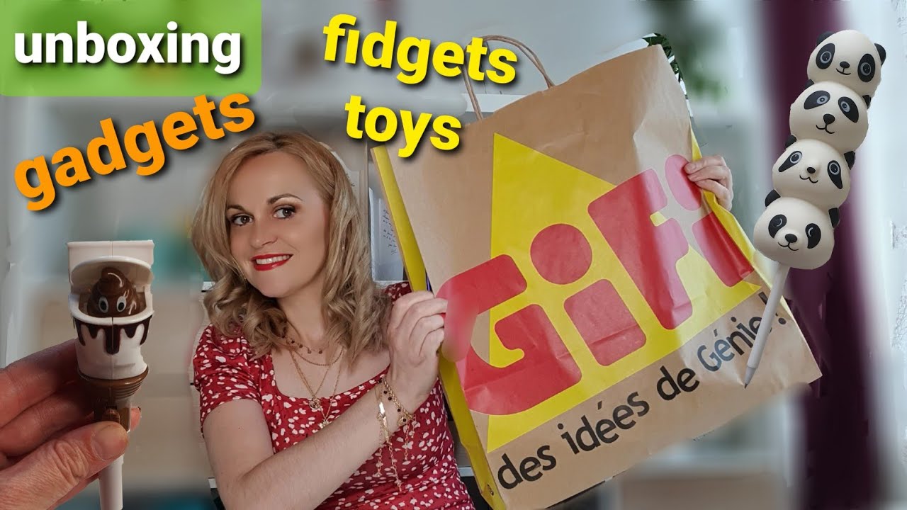 unboxing fidgets toys GIFI partie 2 anti-stress gadgets en tout genre 