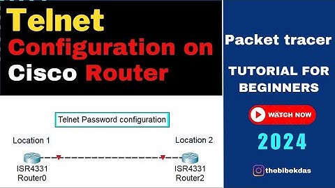 Telnet Configuration on Cisco Router in Hindi | Packet tracer tutorial | @LearningAboutt