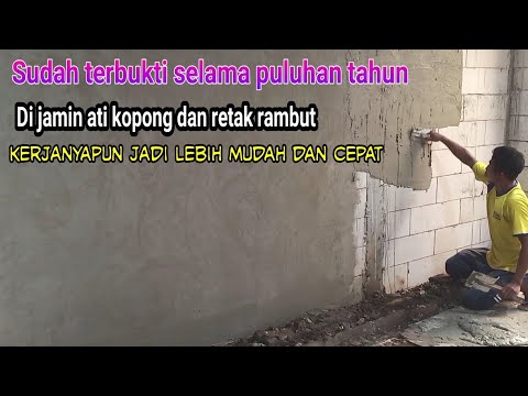 Video: Plester pada mercusuar menjamin dinding yang rata