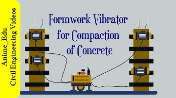 Formwork Vibrator for Compaction of Concrete || Manufacture of Concrete #23 ||