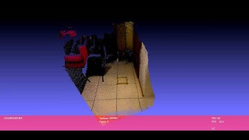RGBDemo: rgb-reconstruct accuracy tested in MeshLab