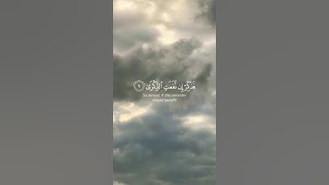 سَبِّحْ اسْمَ رَبِّكَ الأَعْلَى 🕌ماهر المعيقلي ⚘️حالات واتس اب قرآن كريم
