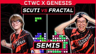 GAME CRASHERS COLLIDE!!! |  Blue Scuti vs Fractal | CTWC X GENESIS Tetris Regional