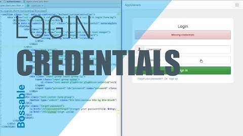 Bossable.com - MEAN Stack: 7 - AngularJS & PassportJS Login Credentials