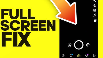 How To make snapchat camera full screen 2023 | Snapchat camera full screen mode not showing problem