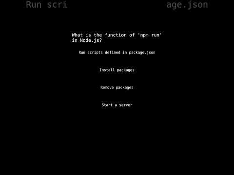 Nodejs | What