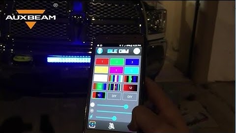 Auxbeam RGB Led Light Bar