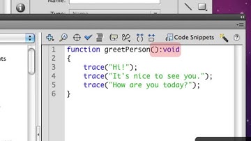 Writing Functions   Intro to ActionScript 3 Tutorial