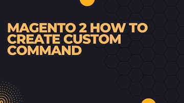 Magento 2 How to create custom command