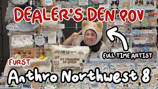 BEST STAFF AT A CONVENTION EVER AnthroNorthwest 8 Dealers Den POV | Single Sploot | Furry Convention