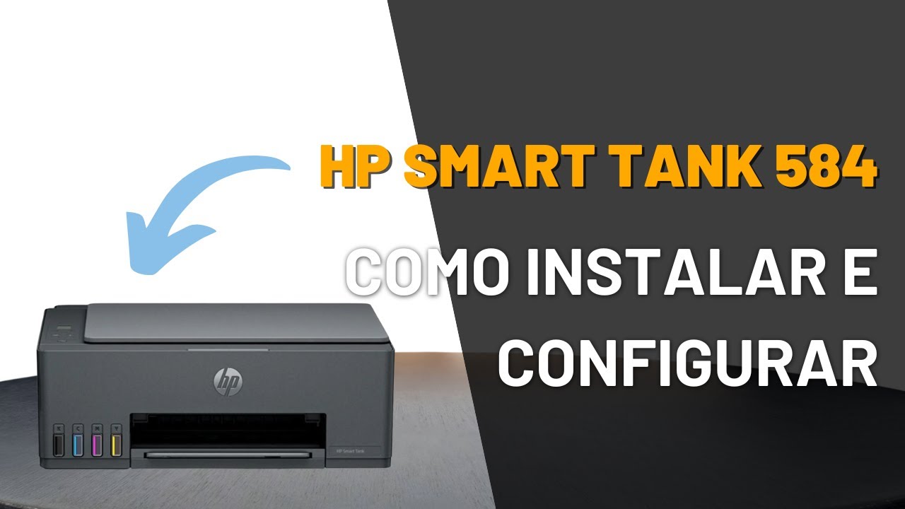Como instalar e configurar a impressora HP Smart Tank 584