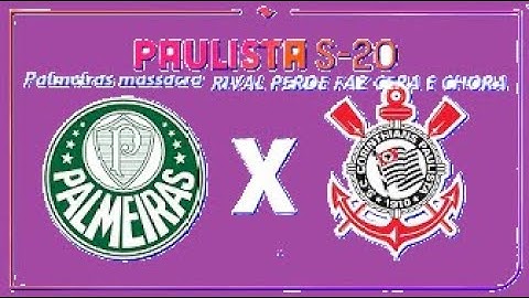 PALMEIRAS 2 X 1 CORINTHIANS | MELHORES MOMENTOS | PAULISTÃO SUB-20 2024