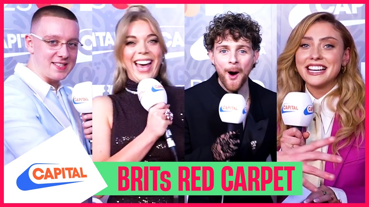 Tom Grennan, Becky Hill, Aitch And More On The BRIT Awards 2023 Red Carpet  | Capital