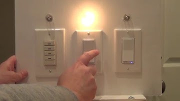 Leviton MRCS4 MRZ controls GE Dimmer with Vera Scenes