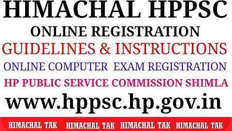 HPPSC ONE TIME REGISTRATION || OTR LIFE TIME ||