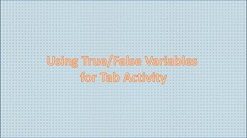 Using True and False Variables in Activity in Articulate storyline