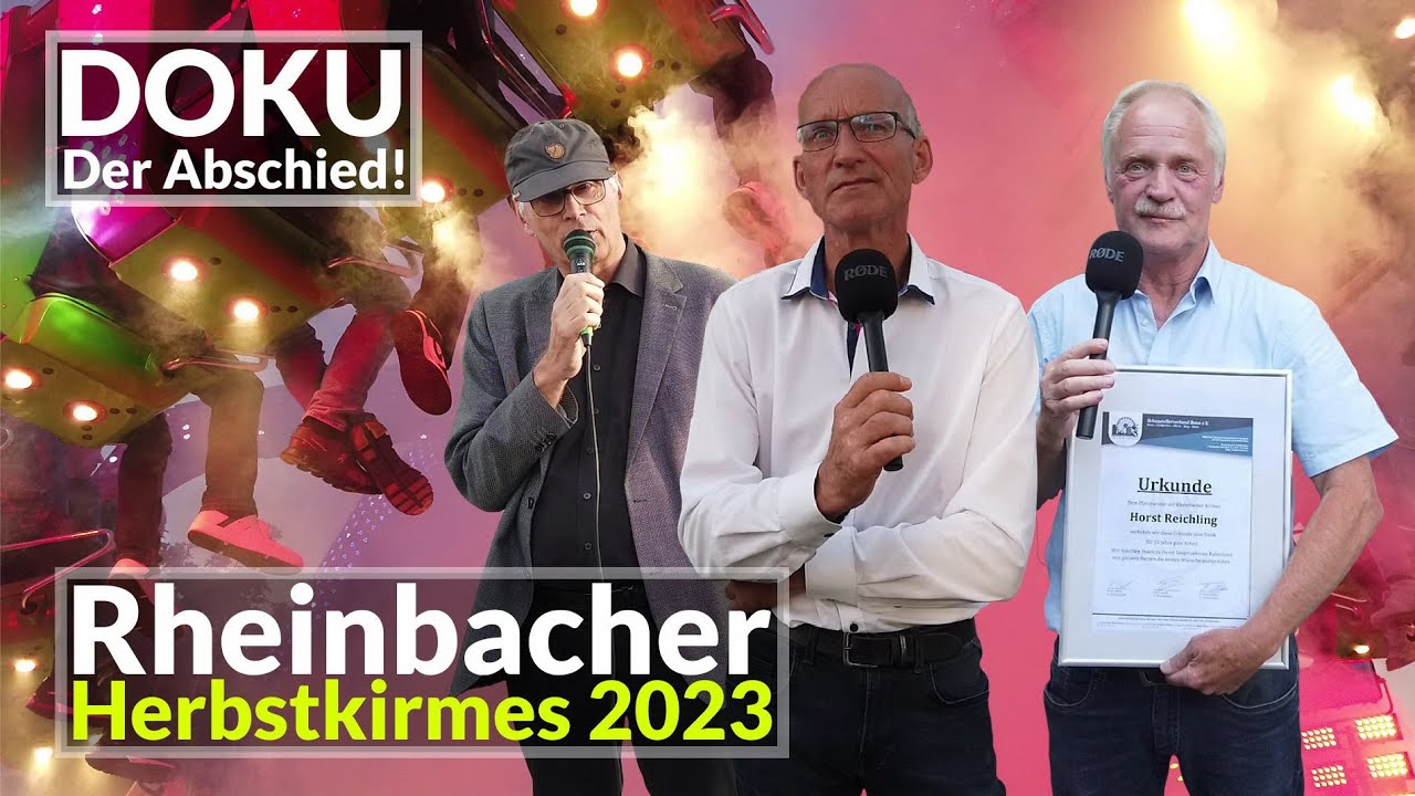 DOKU - RHEINBACHER HERBSTKIRMES 2023 - Abschied vom Platzmeister Horst Reichling