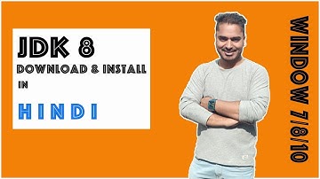 JDK 8 download & installation for window 7/10/8