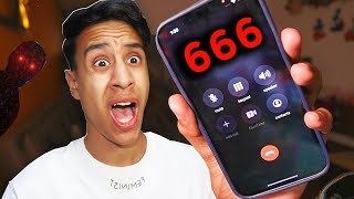 اتصلت على رقم الشيطان بالليل و رد عليا..!(هددني بالموت !!) |Calling (666) 😈📞 screenshot 3